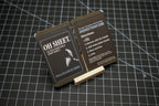 Fragrance free paper soap sheets with easy use directions on packaging