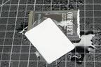 Thick paper soap sheet easily dissolves in water